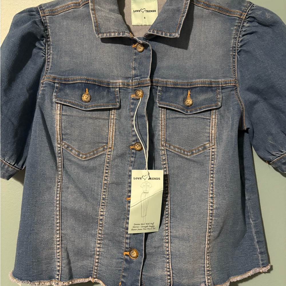 Love Trends Blue Denim Jacket with matching Jeans